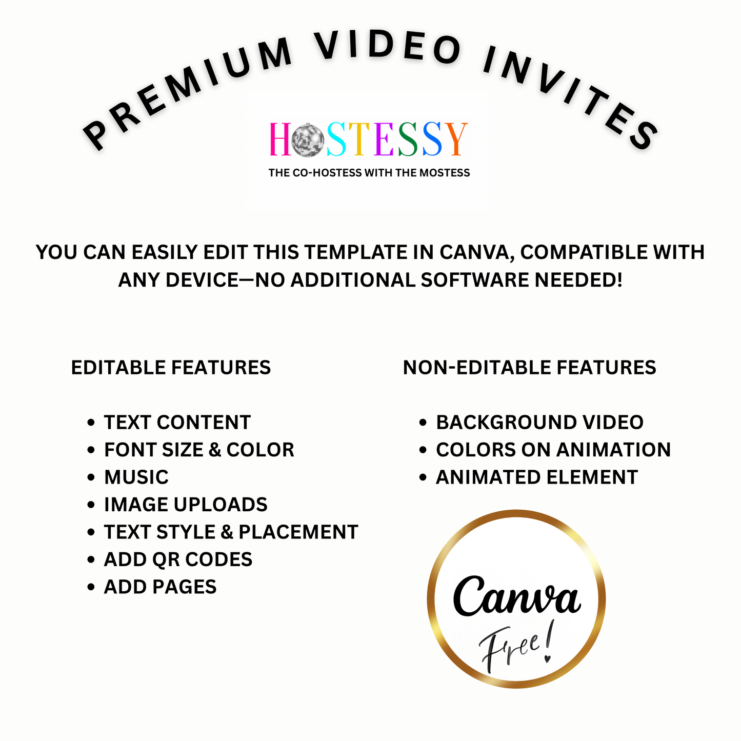 Editable University of Texas Video Invitation – Hook ’Em Longhorns Party Schedule – UT Austin Grad Invite