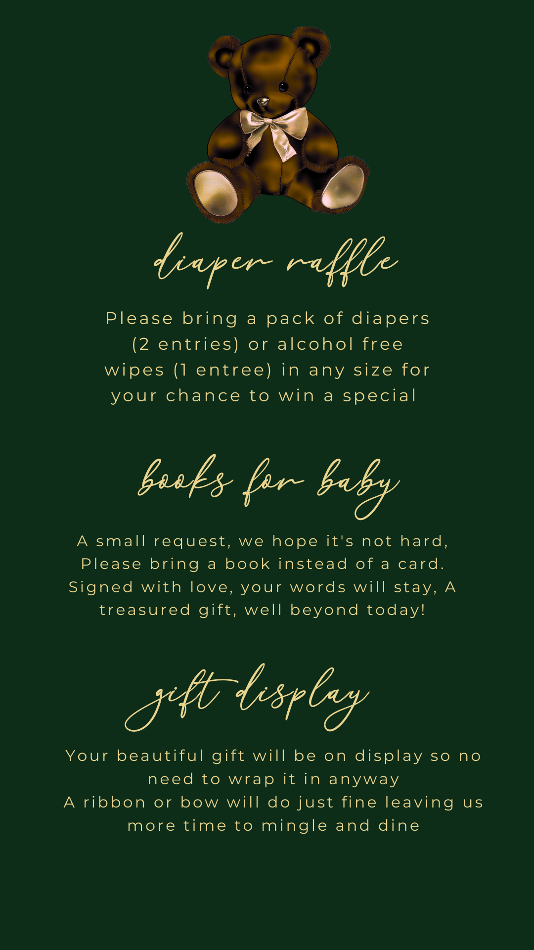 Classic green horse-themed video invitation with elegant patterns