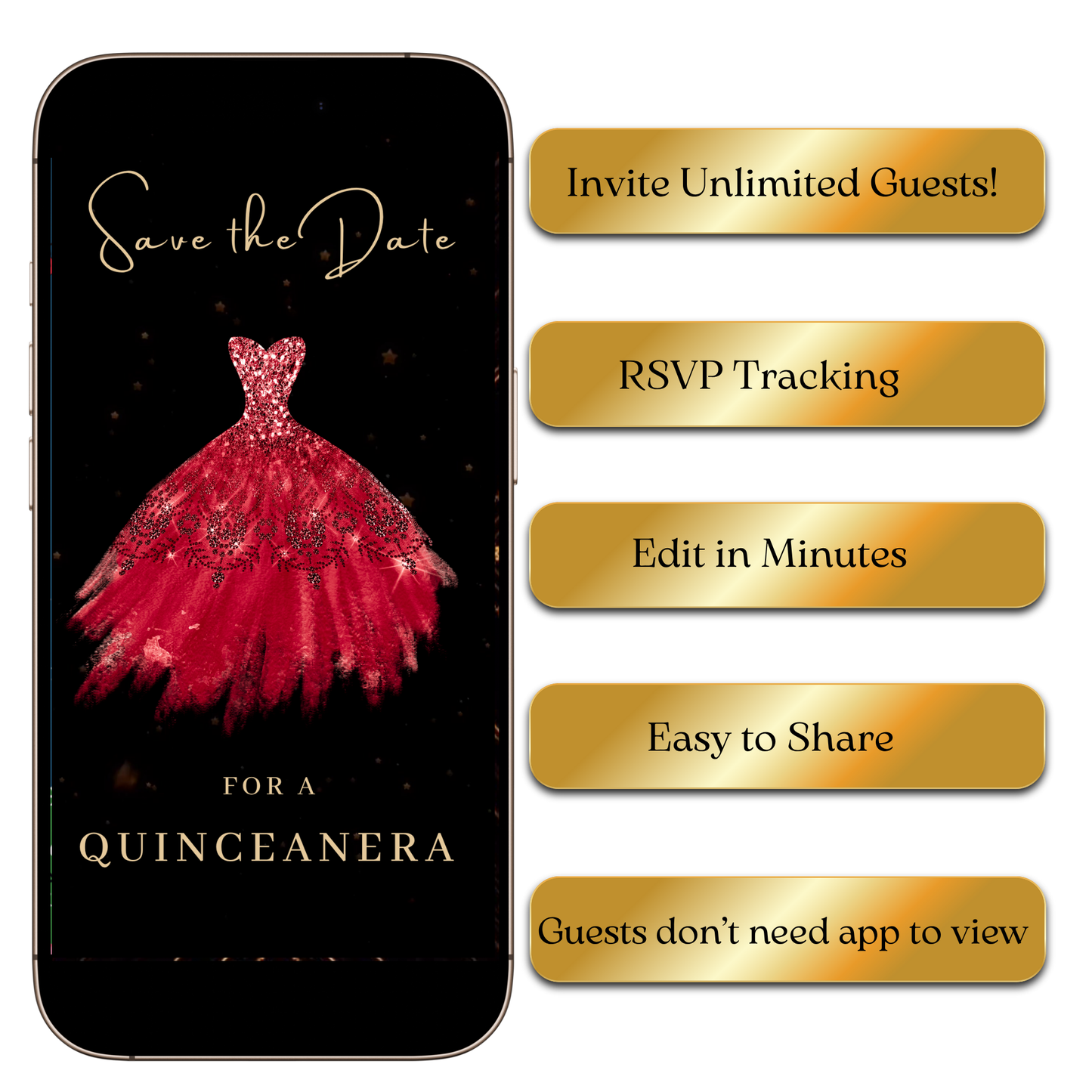 Glam Glitter Dress Theme Template