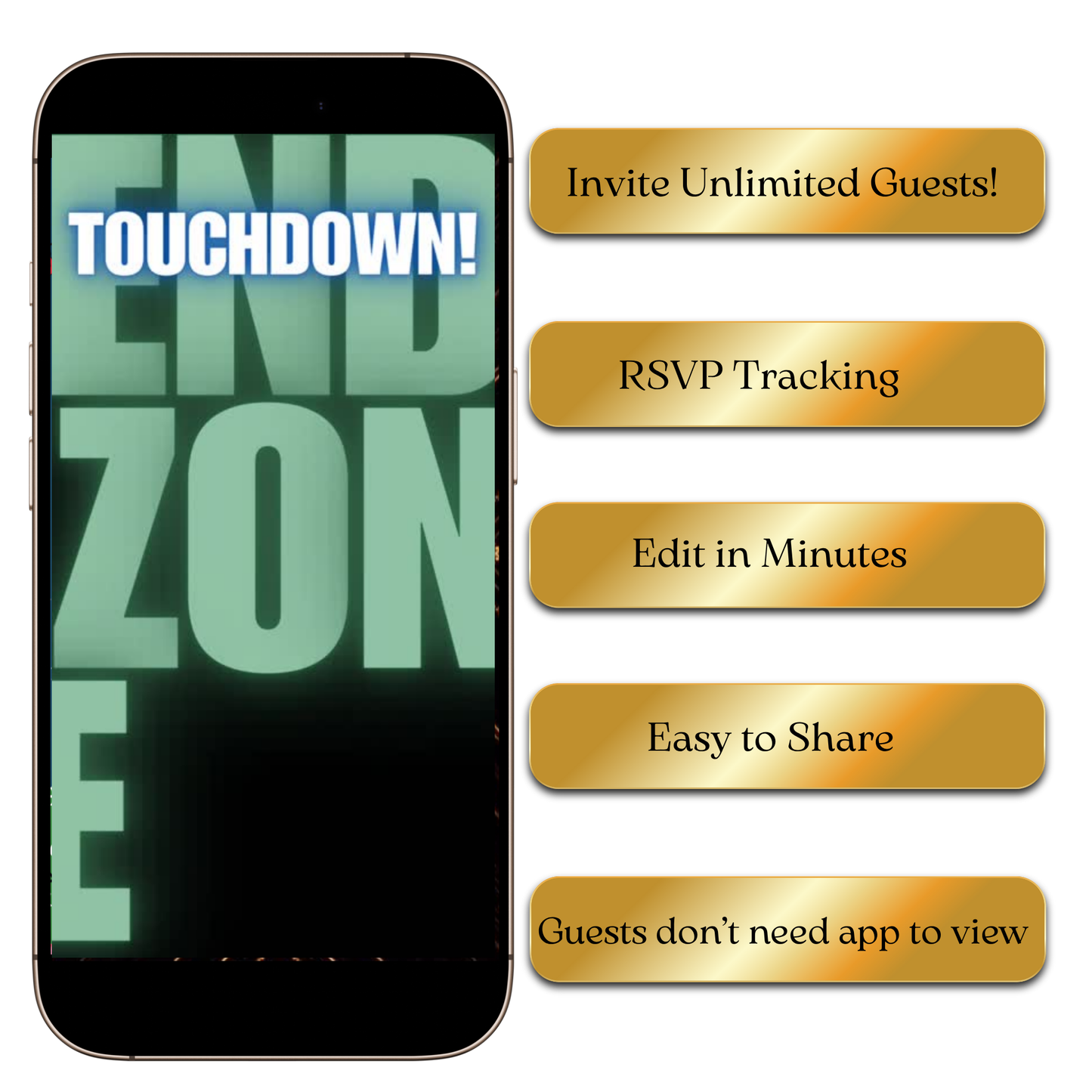 Game Day Party Invite Template