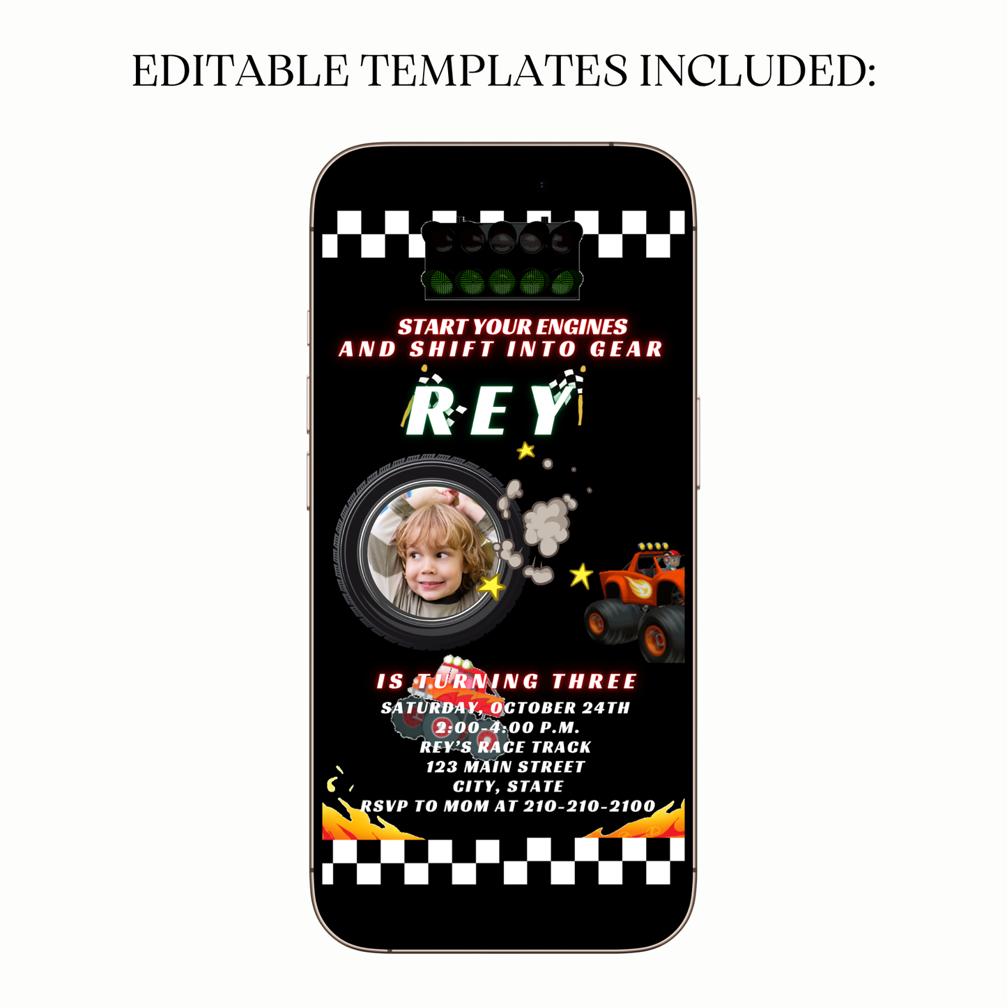 Animated Off-Road Adventure Video Invitation Evite