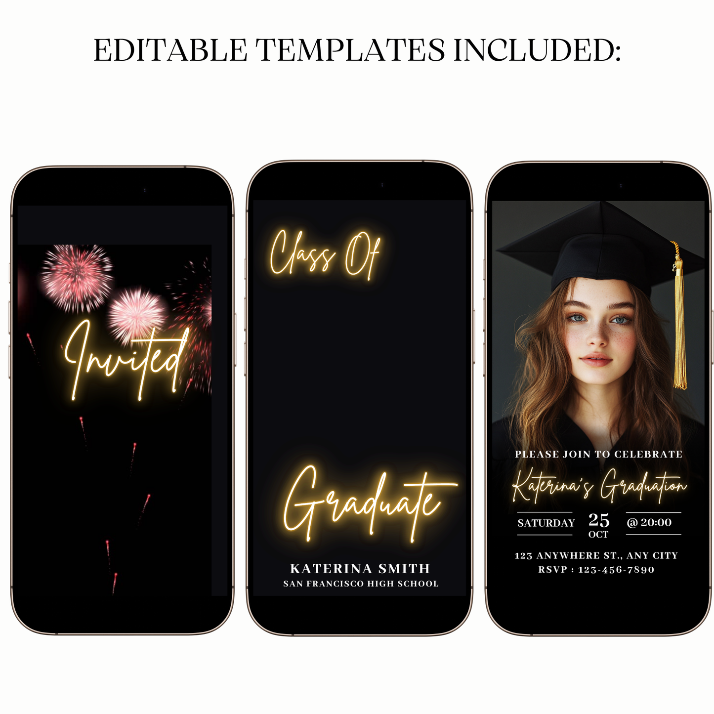 Fireworks BBQ Party Invite MP4 Invite