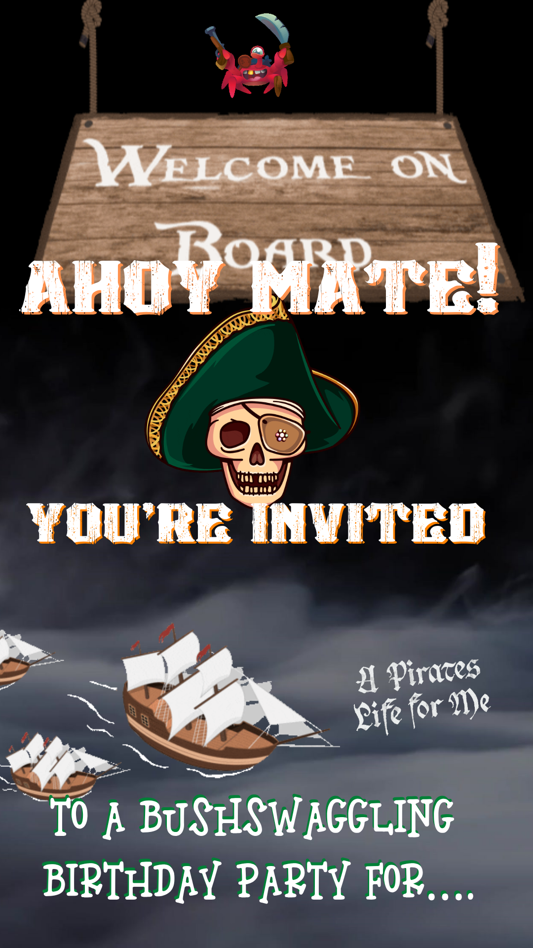 Nautical Party Theme for Mobile Sharing
