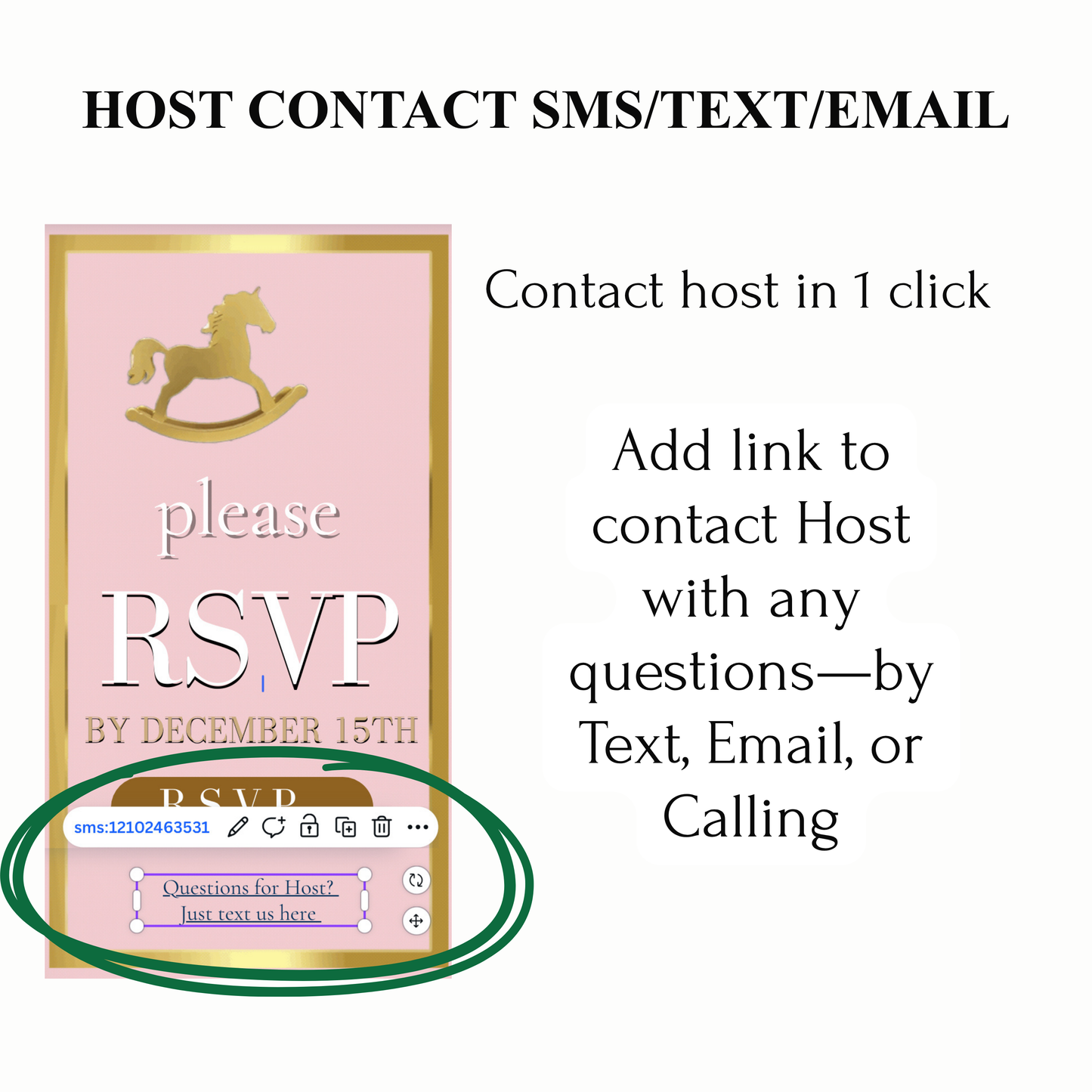 Pink Polo Ralph Lauren Baby Shower Invitation Website | Animated Classic Polo Girl Baby Shower Invite with Rsvp tracking
