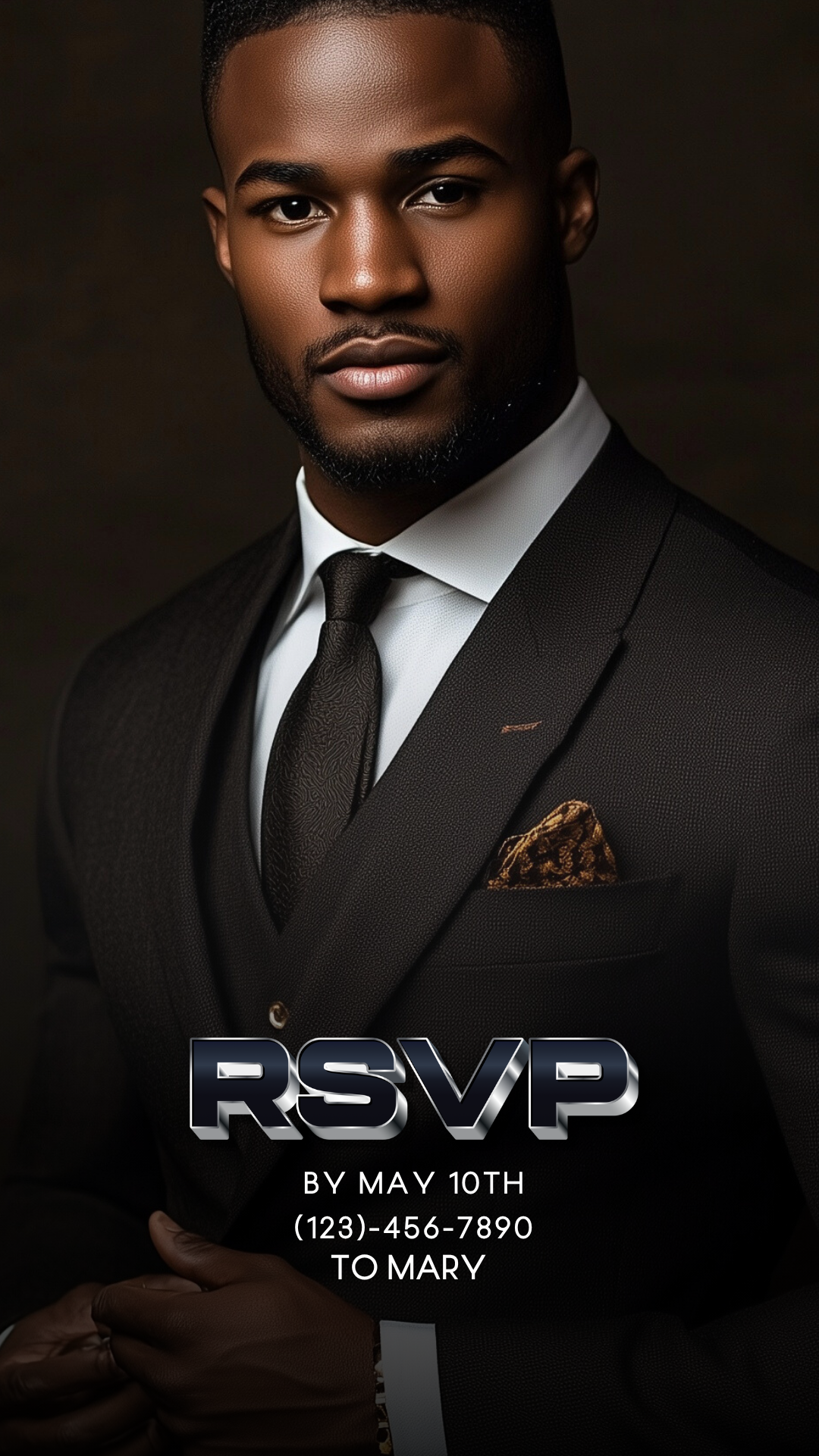 The Man The Myth The Legend Birthday or Graduation Video Invitation WhatsApp Video