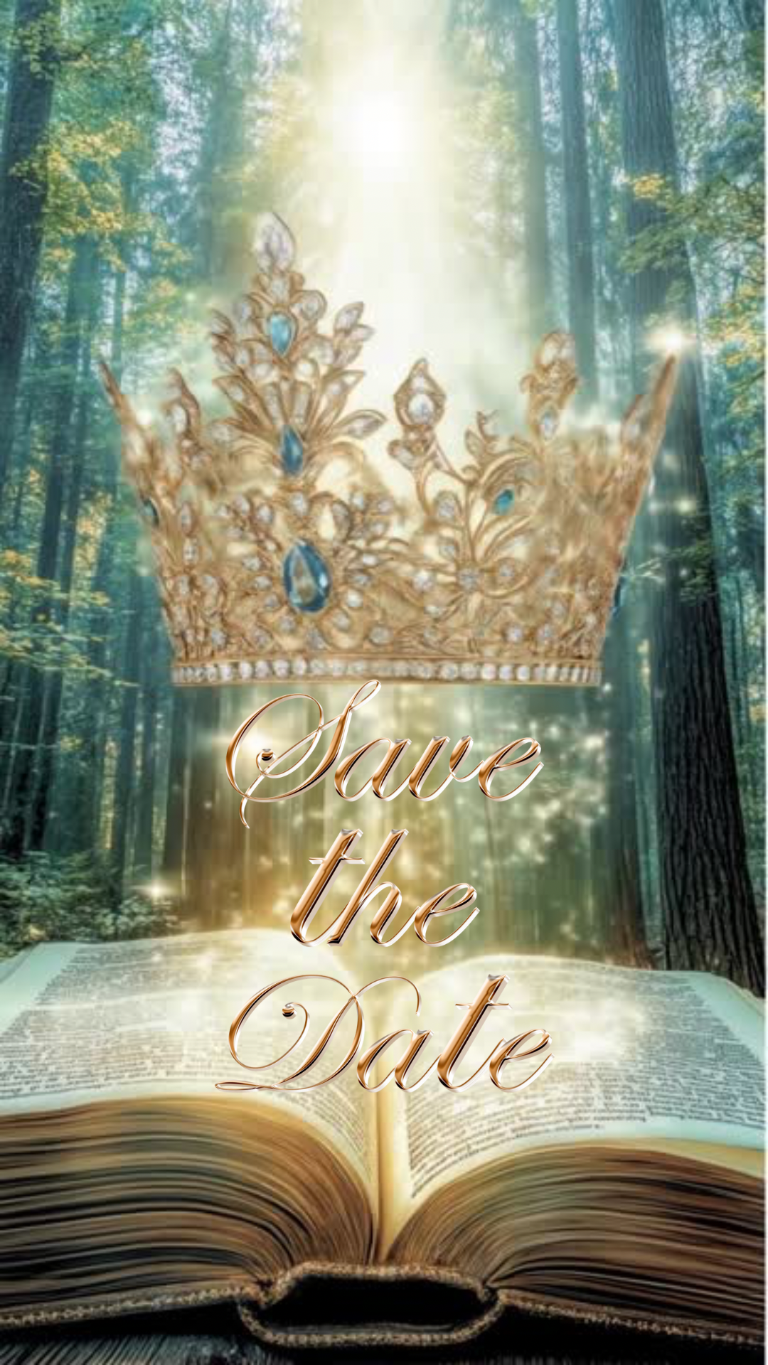 Light Blue and Gold Quinceanera Video Invite | Animated Sweet 15 16 Quince Mobile Evite with RSVP tracking