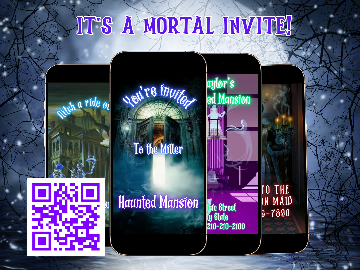 The Haunted Mansion Halloween Video Invitation