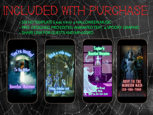 The Haunted Mansion Halloween Video Invitation