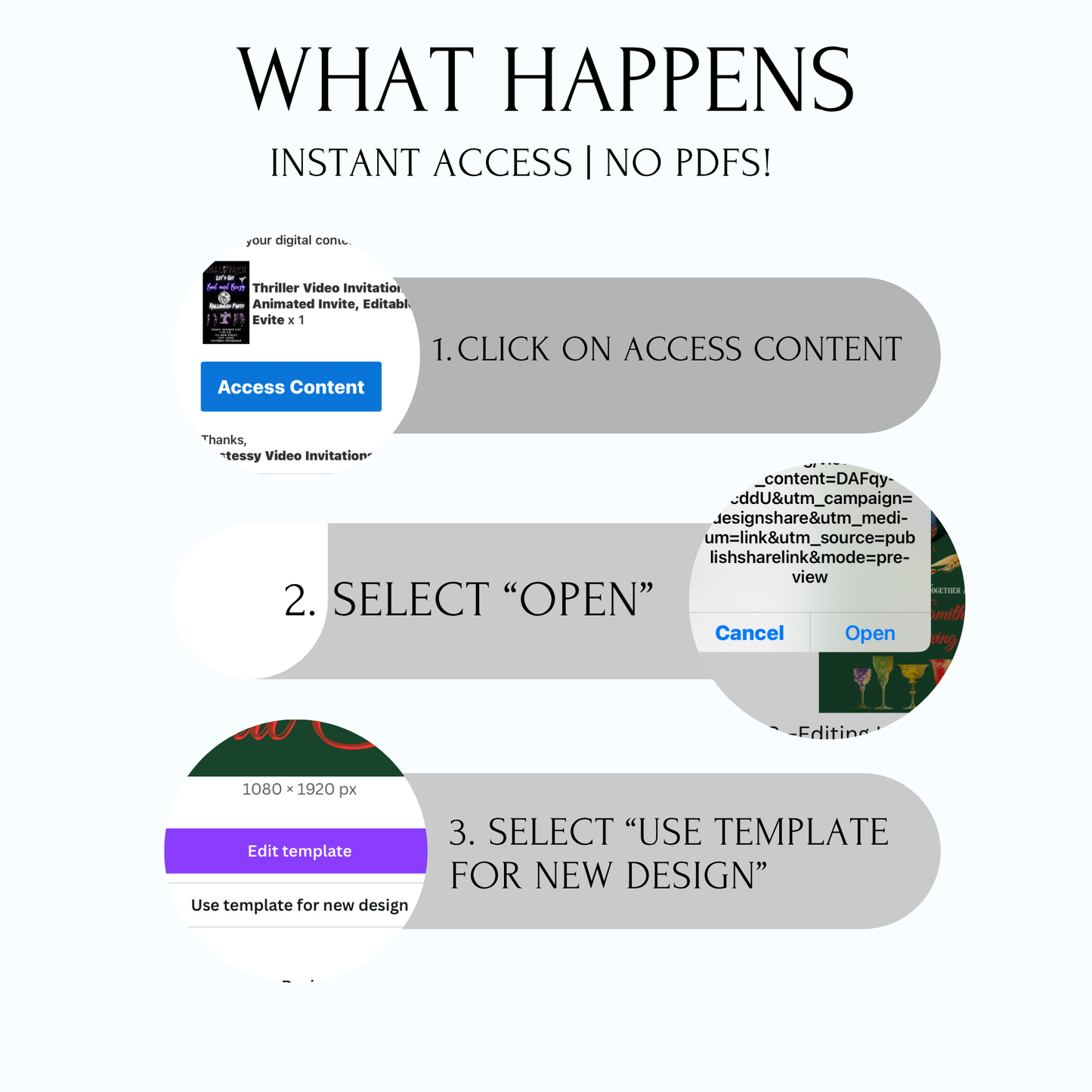 Thanksgiving Video Invitation | Animated Friendsgiving Digital Evite | Editable Canva Invite Template