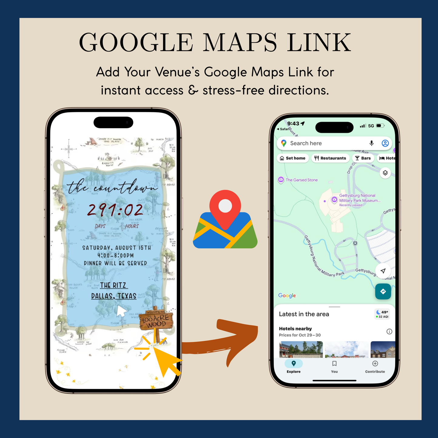 Winnie the Pooh Baby Shower Invite Website with RSVP