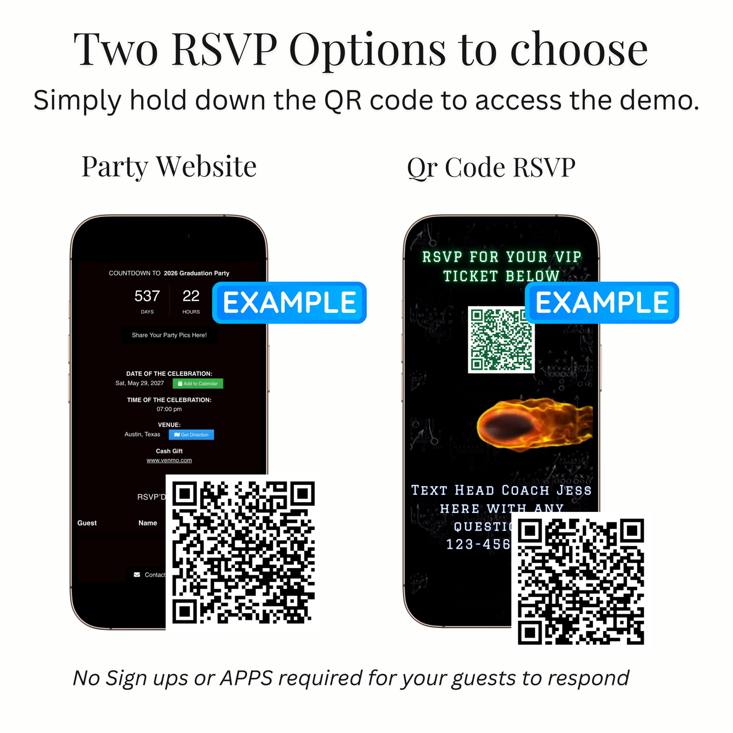 Super Bowl Video Invitation | Super BowlParty Digital Evite | Football Canva Template