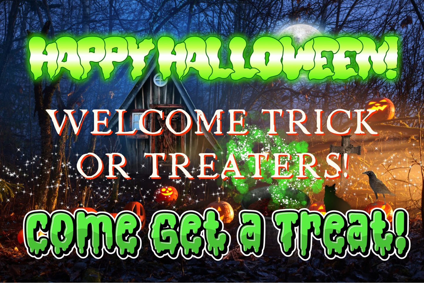 Hostessy Free Halloween Yard Sign
