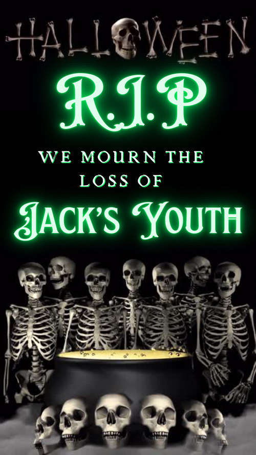 RIP Halloween Video Invitation, Death to my 20s,30s,40s Animated Invite, Editable Halloween Party Mobile Evite