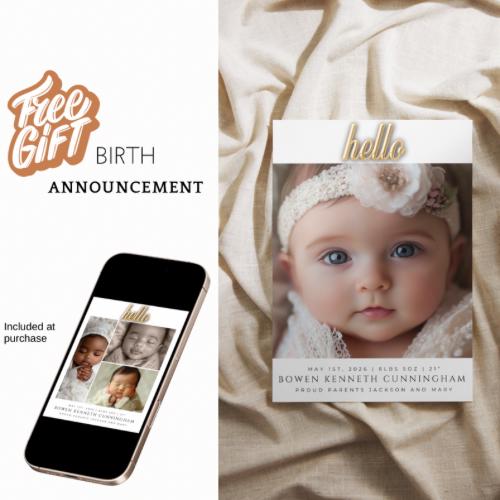 Western Pregnancy Announcement Baby Reveal Sonogram Social Media Onesie on Clothesline