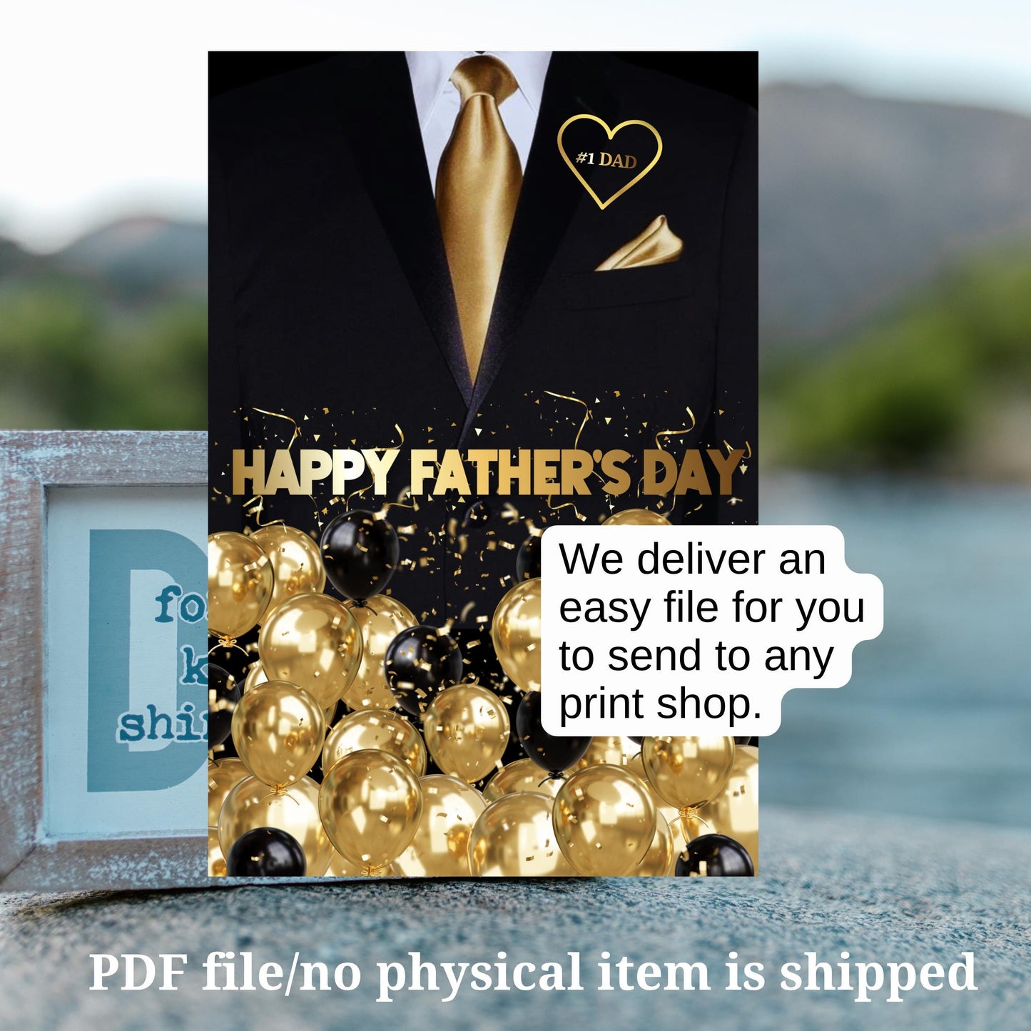 Father's Day welcome sign - Father’s Day digital download event decor
