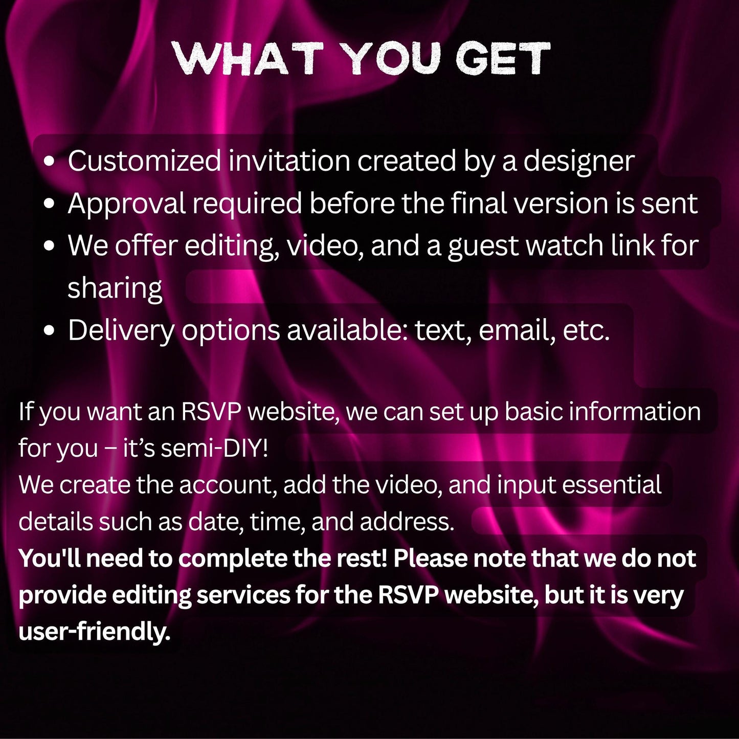 Editable Halloween video invitation with animated theme, customizable in Canva. Perfect for party invites.