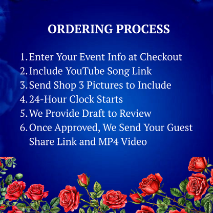 Beauty and the Beast Video Invitation | Save the Date Quinceañera | Sweet 16 Royal Princess Invite