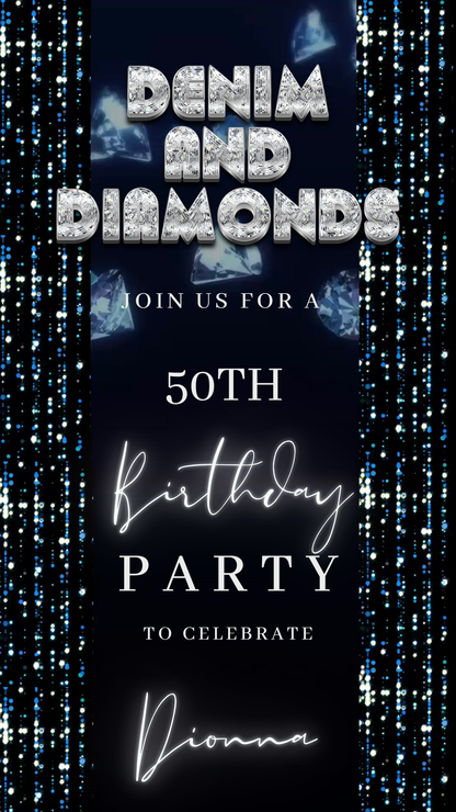 Close-up of animated diamond sparkle over soft blue gradient background