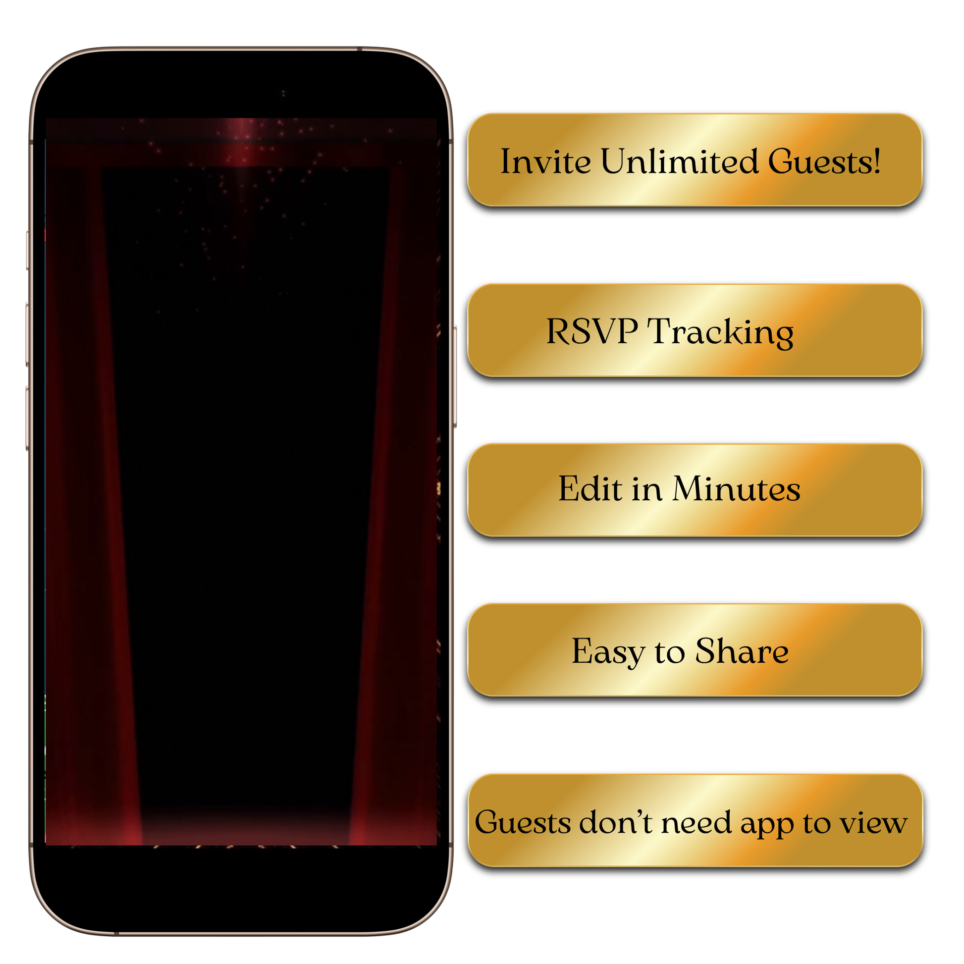 Movie Night Party Evite Template