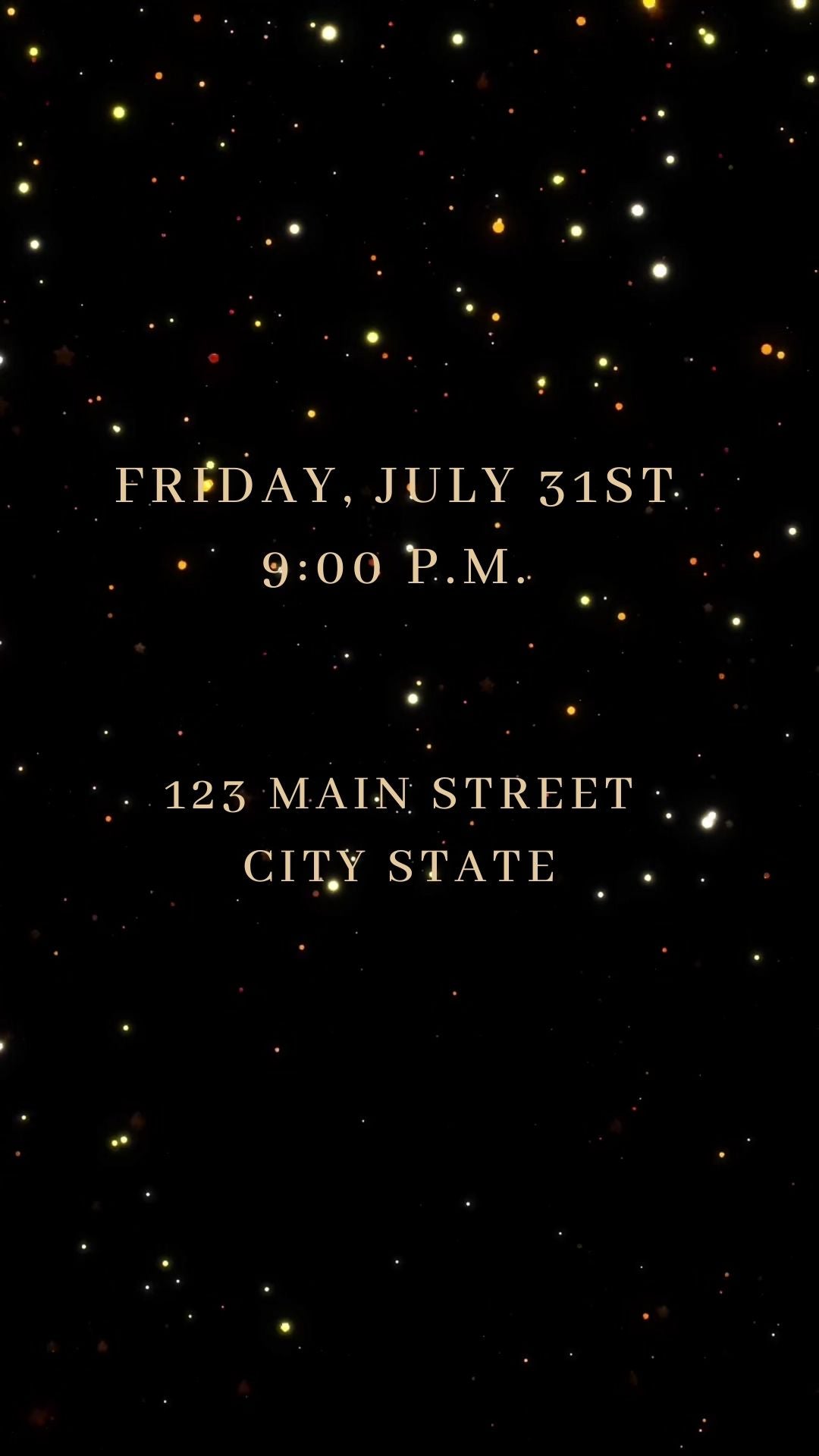 Editable emerald green quinceañera video invitation displayed on a mobile phone, featuring an animated vertical digital invite with music, created in Canva. This premium video invitation template is designed for sharing by text, email, and social media and works with an interactive RSVP website for easy guest response tracking.