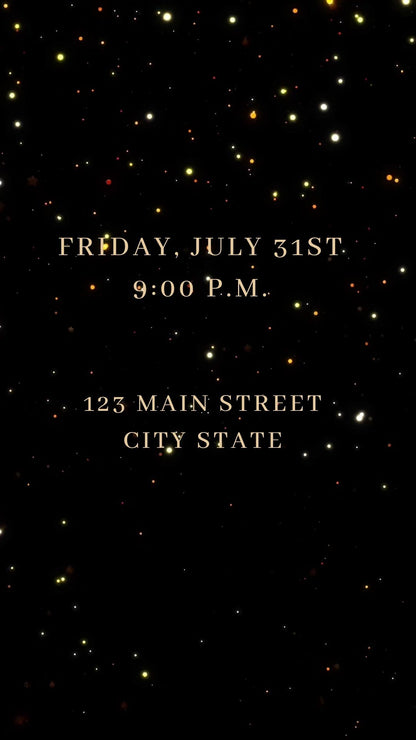 Editable emerald green quinceañera video invitation displayed on a mobile phone, featuring an animated vertical digital invite with music, created in Canva. This premium video invitation template is designed for sharing by text, email, and social media and works with an interactive RSVP website for easy guest response tracking.