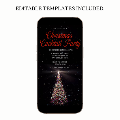 Cocktail Tree digital invite shared on WhatsApp preview