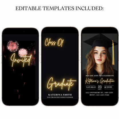 Fireworks BBQ Party Invite MP4 Invite