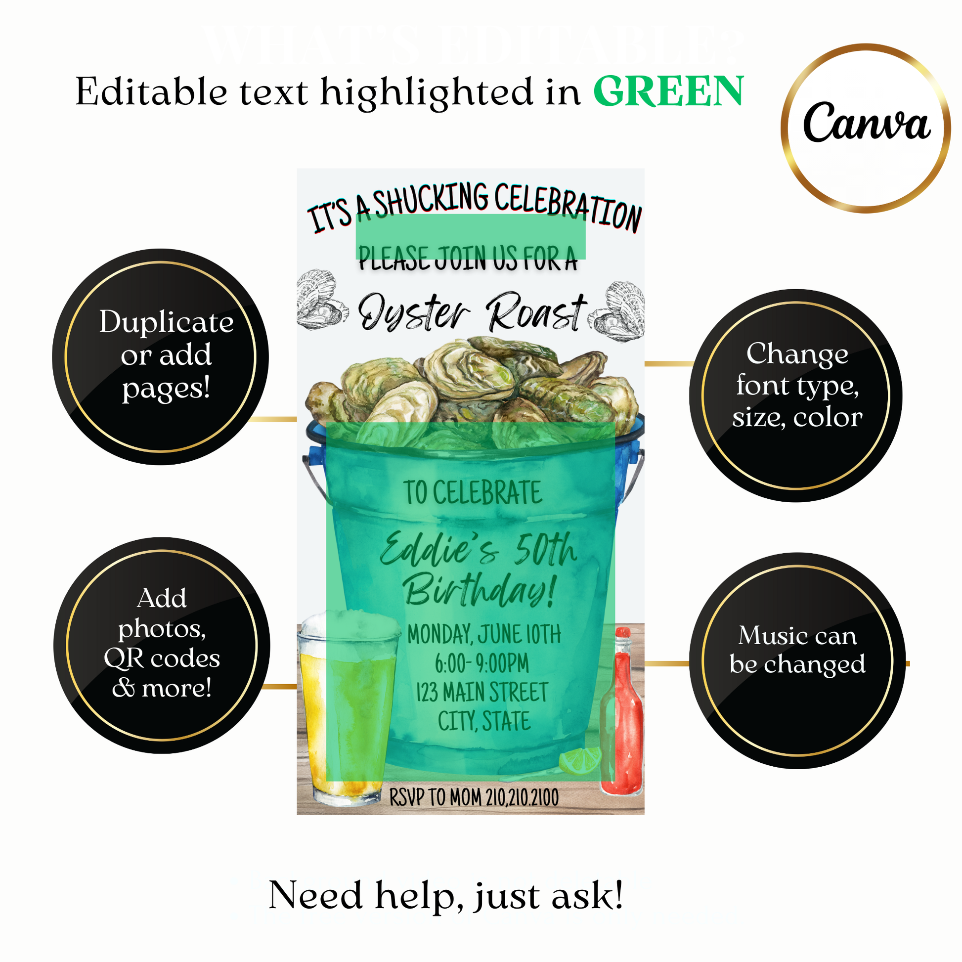 Animated Coastal Seafood Boil Video Invitation Evite