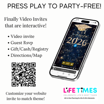 Boots and Bling Video Invitation | Rustic Western Theme Digital Evite | Editable Canva Template