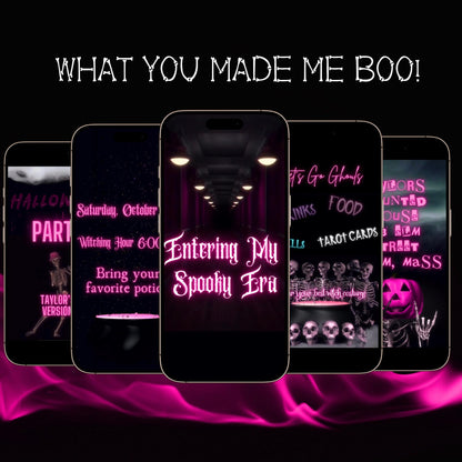 Halloween Video Invitation | Animated Halloween Digital Evite | Editable Canva Invite Template