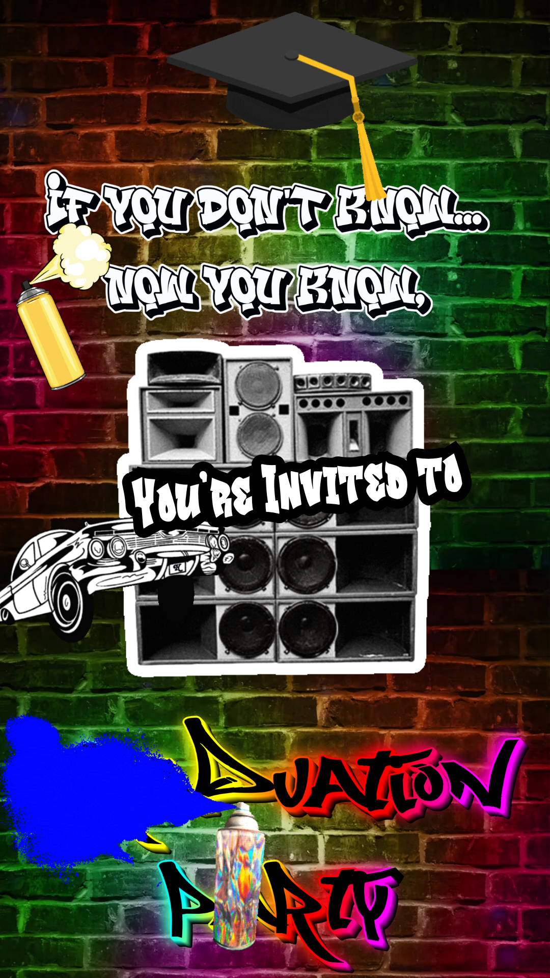 Hip Hop Street Style Video Invitation Download