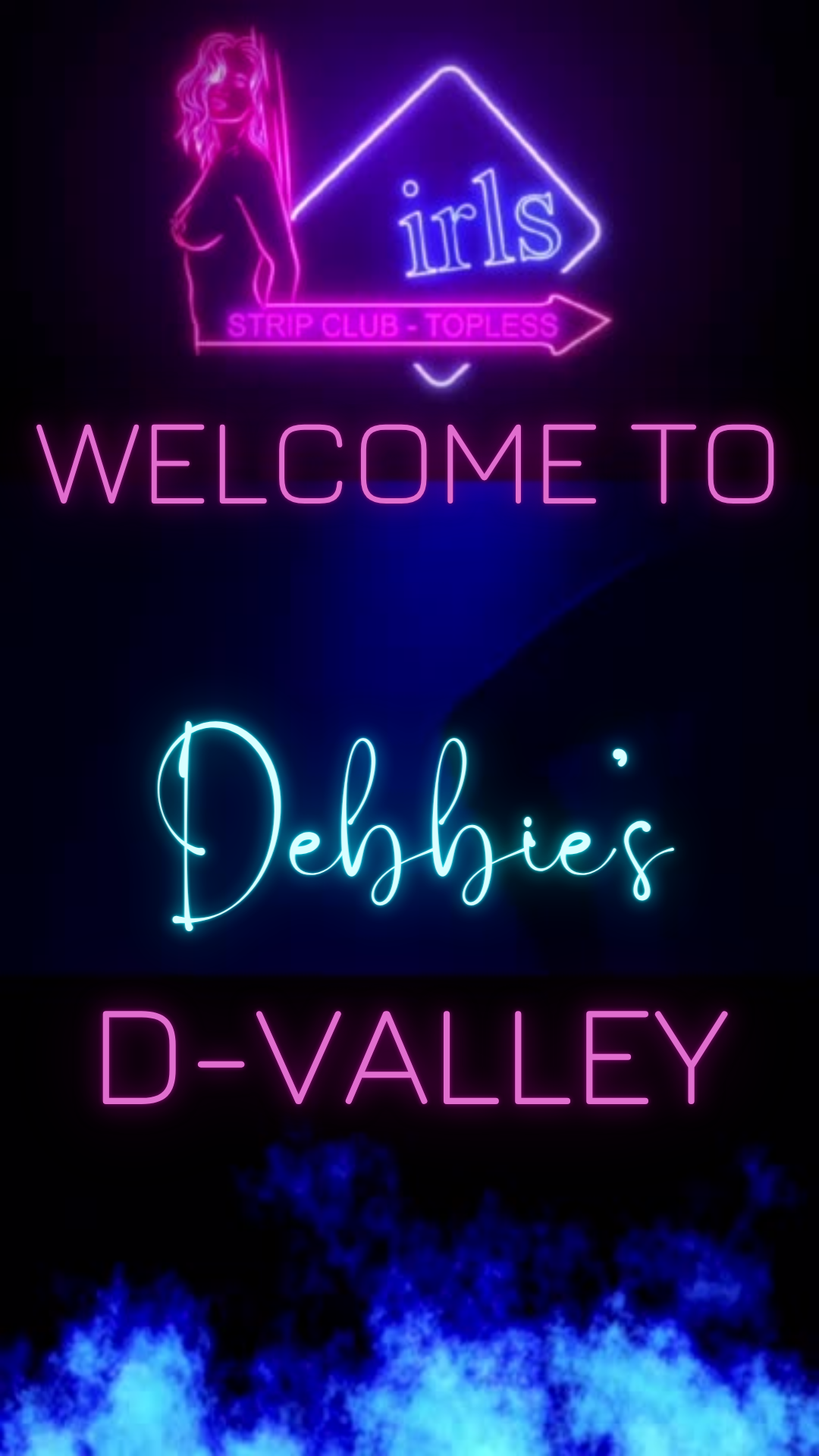 Neon Strip Club Theme Birthday Video Invitation – P Valley Gentlemens Party Evite Instant Download