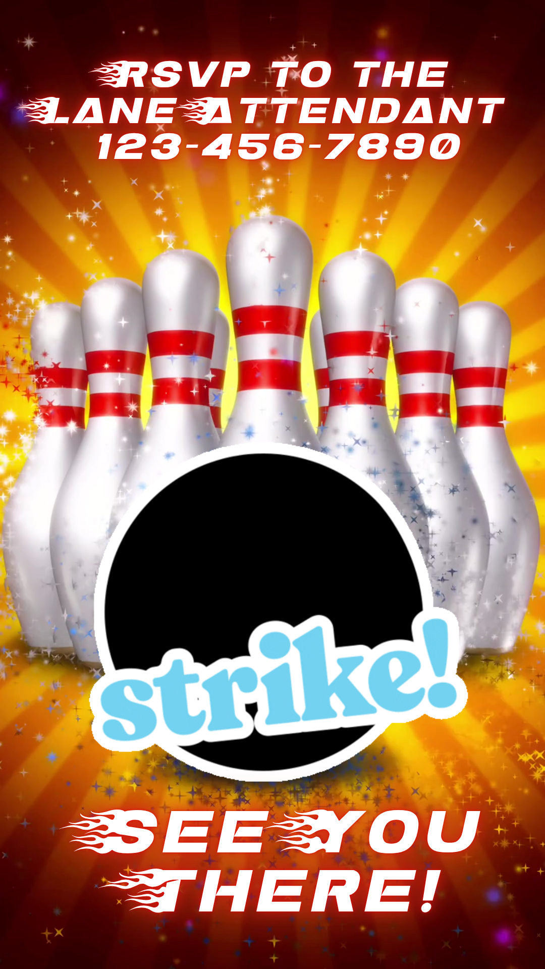 Lets Strike Up Some Fun Birthday Invite Evite