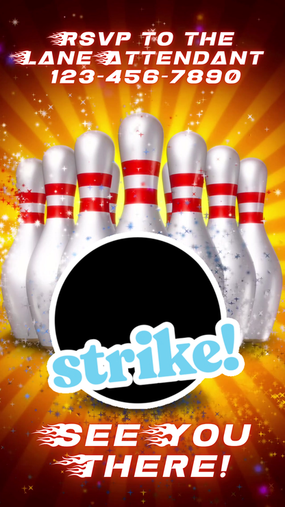 Lets Strike Up Some Fun Birthday Invite Evite