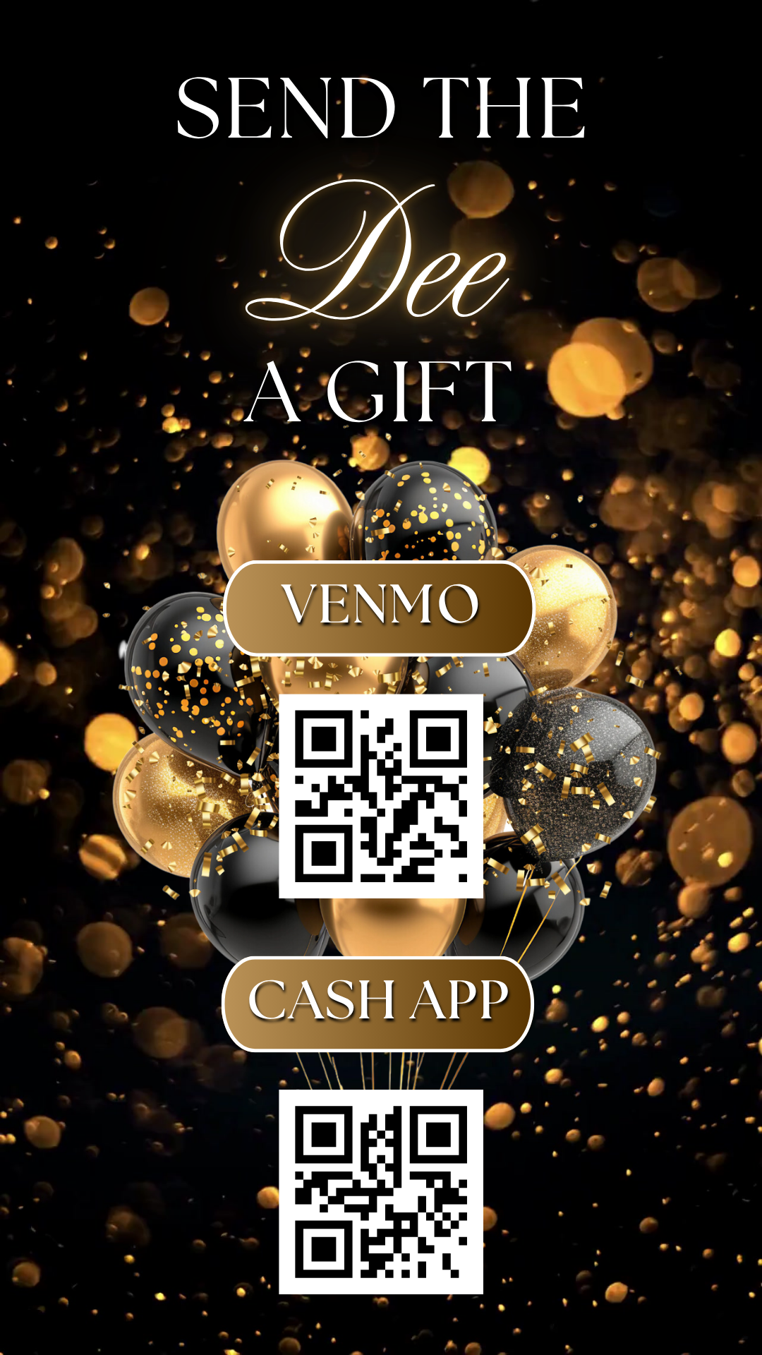 Gold Graduation Party Video Invitation – Class of 2026 Celebration Social Media Invite