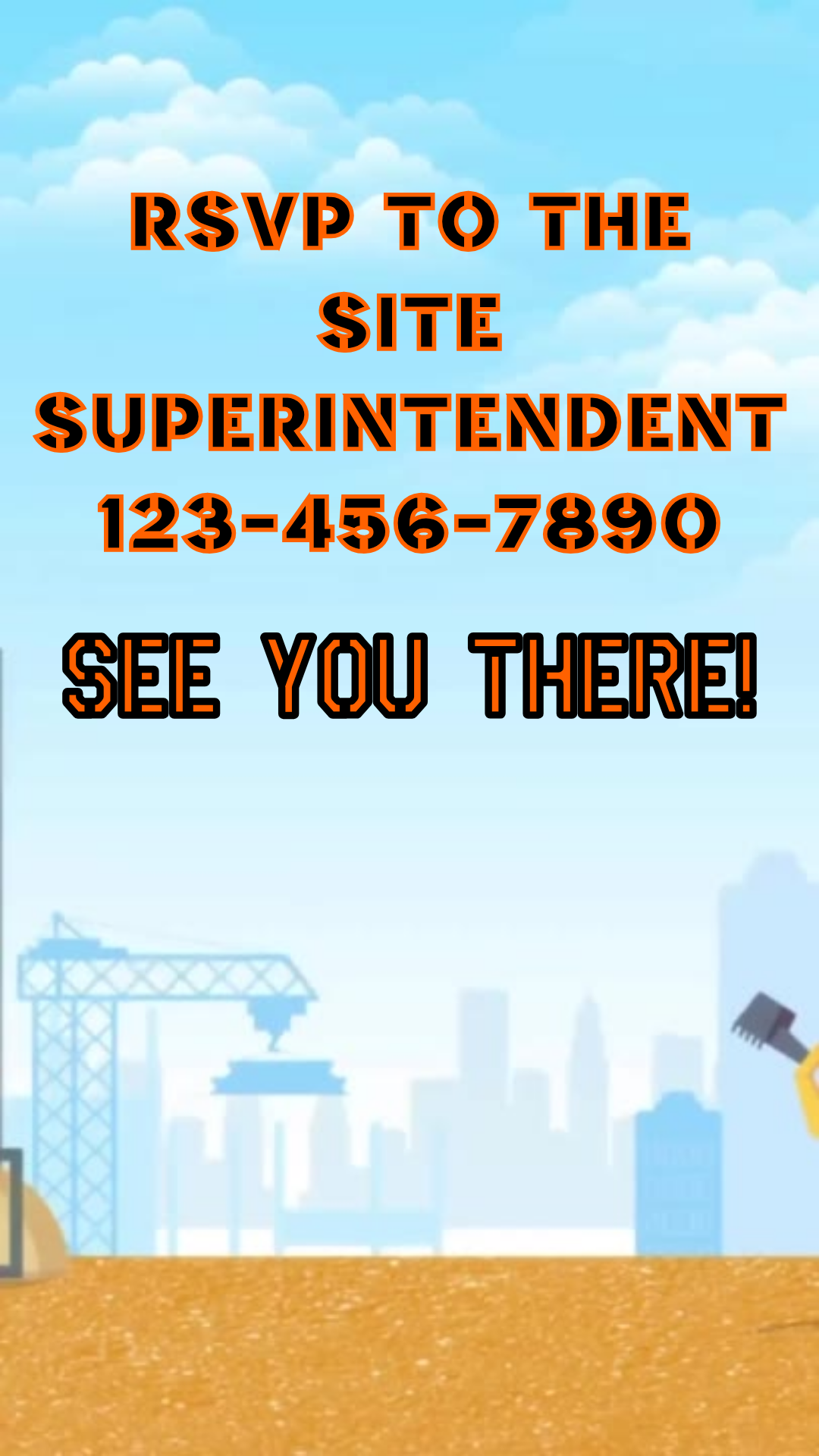 Stop the Traffic Party Invite Evite