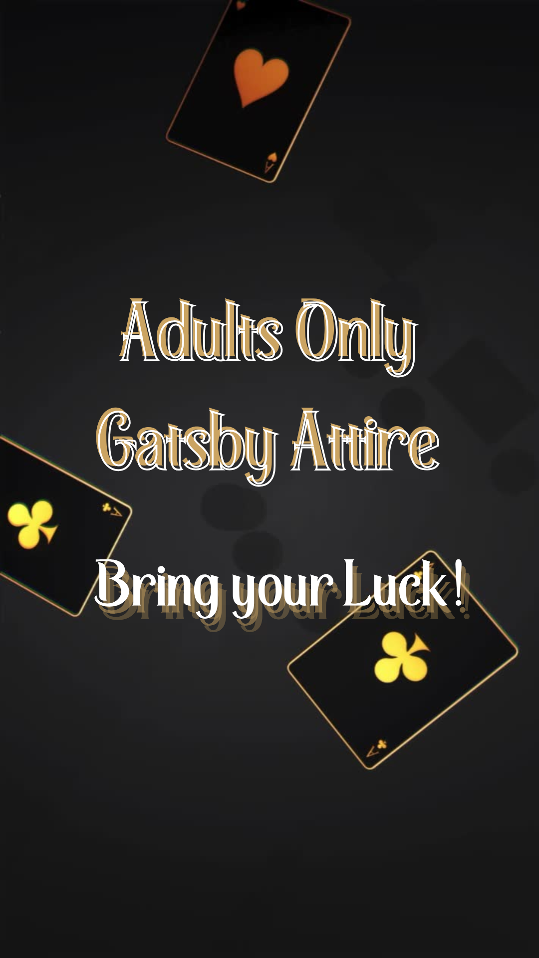 Casino Night Birthday Video Invitation