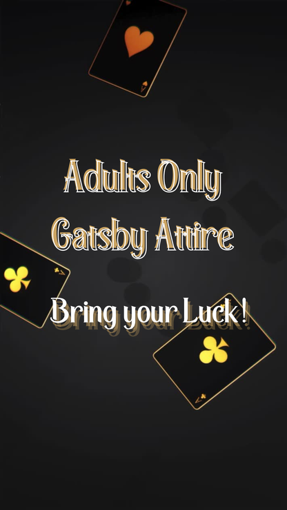 Casino Night Birthday Video Invitation