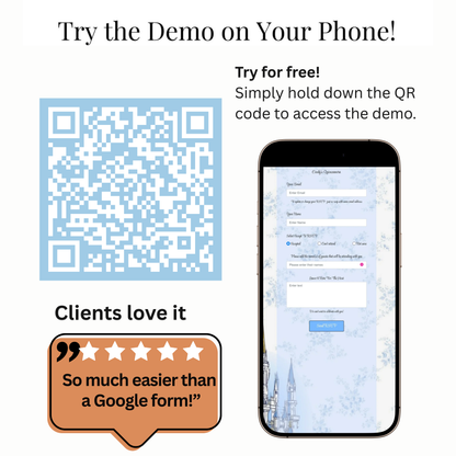 Cinderella Quinceanera Website Invite |  Sweet 15 16 Evite RSVP tracker Video Invitation | Canva Template