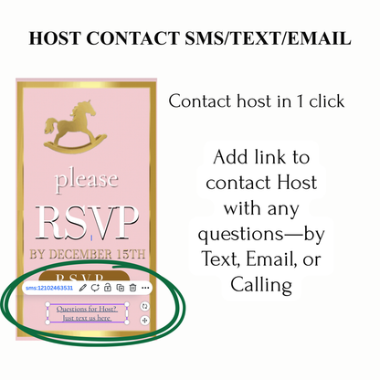 Pink Polo Ralph Lauren Baby Shower Invitation Website | Animated Classic Polo Girl Baby Shower Invite with Rsvp tracking