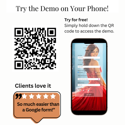 Einladung zur Quinceañera mit roten Rosen | Einladung zur Sweet 15/16 mit RSVP-Tracking | Canva-Vorlage