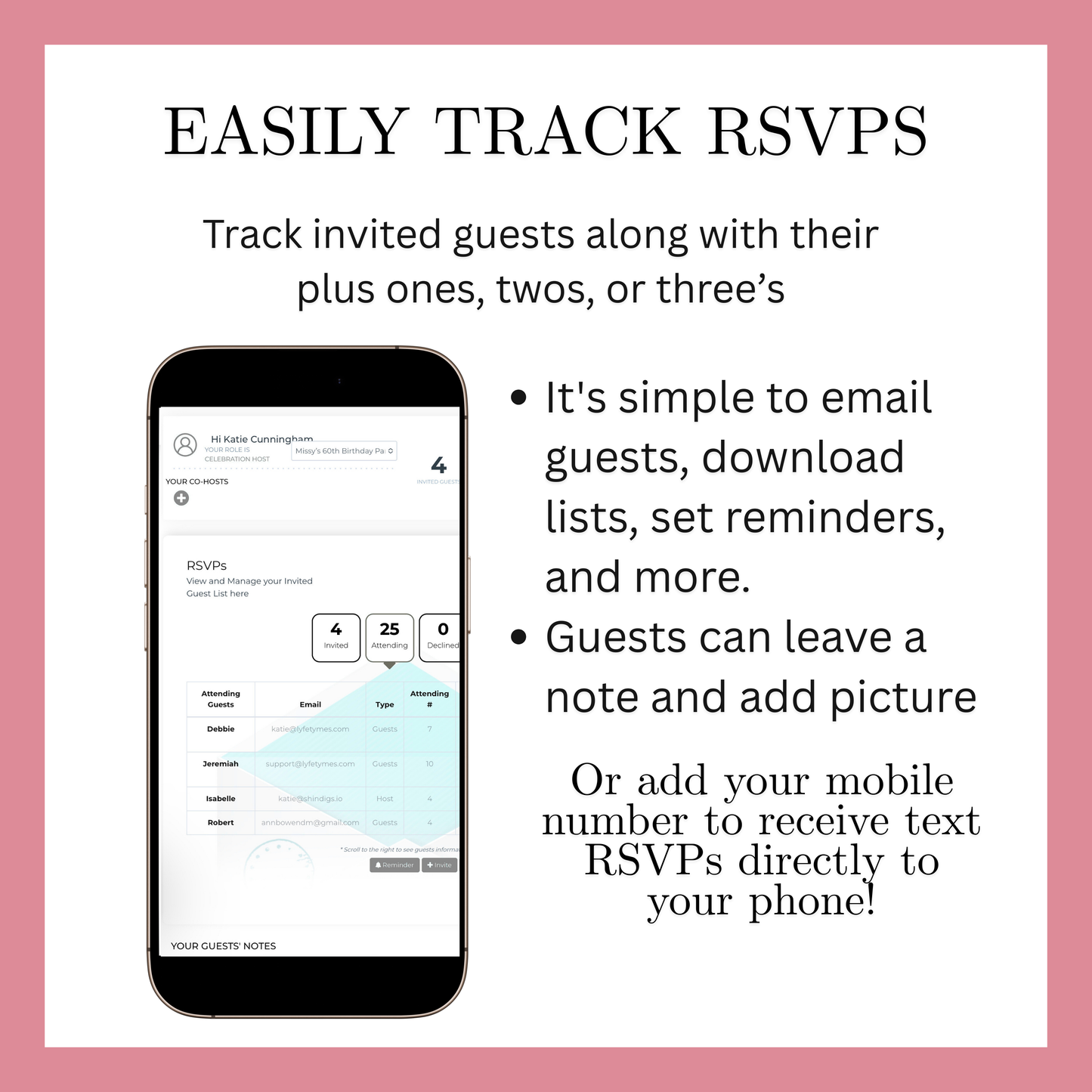 Quinceanera Video Invitation Website | Animated Sweet 15 Digital Evite | Editable Canva Invite Template