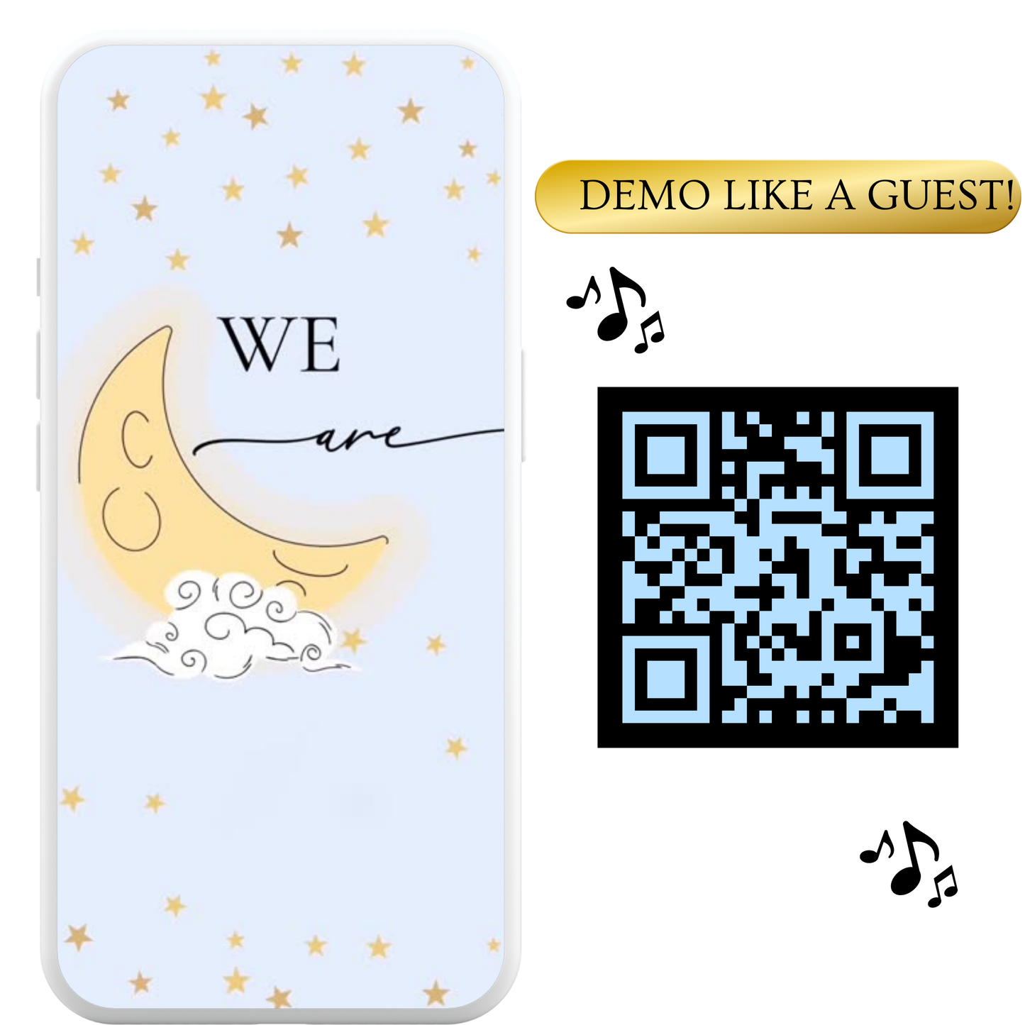 Over the Moon Baby Shower Video Invitation - Stars and Moon Baby Shower Mobile Evite