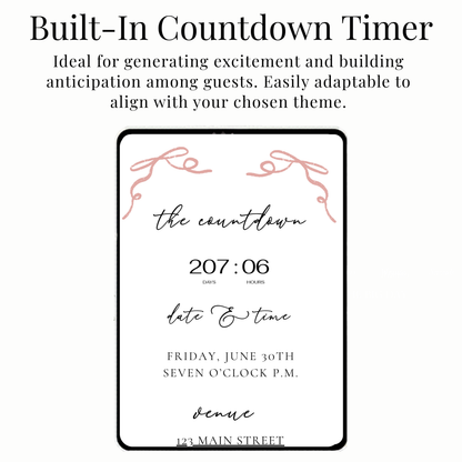 Wildflowers Baby Shower Invite Website with RSVP
