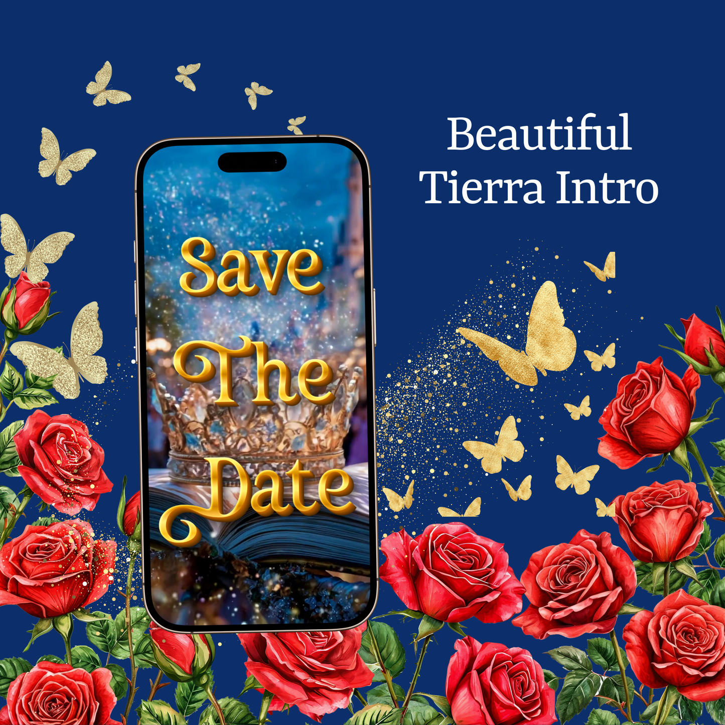 Beauty and the Beast Video Invitation | Save the Date Quinceañera | Sweet 16 Royal Princess Invite