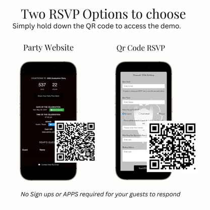 Gold Video Invitation | Animated Birthday Digital Evite | Editable Canva Invite Template