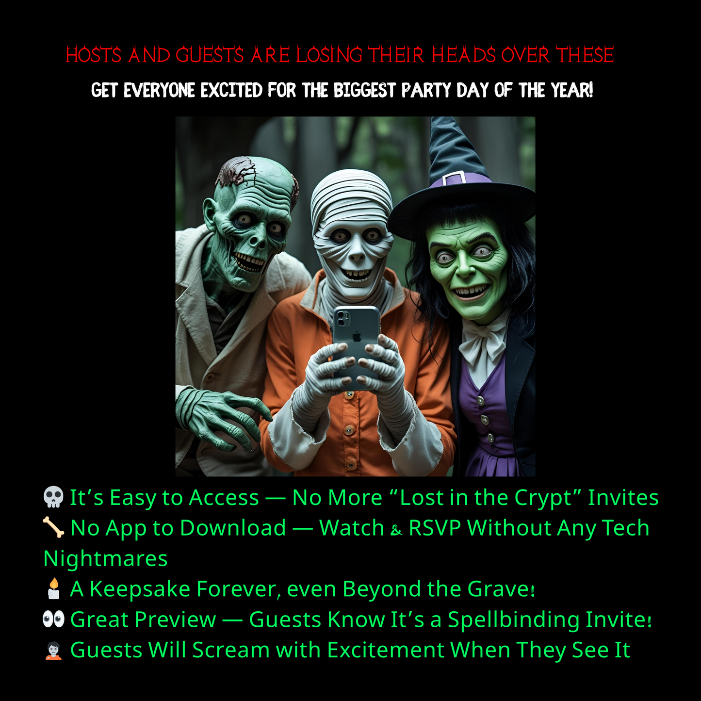Pennywise Halloween Video Invitation – Editable Horror Clown Evite