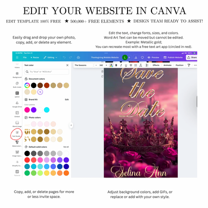Magenta Quinceanera Invitation Template Pink Rose Website Invite