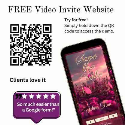 Magenta Quinceanera Invitation Template Pink Rose Website Invite