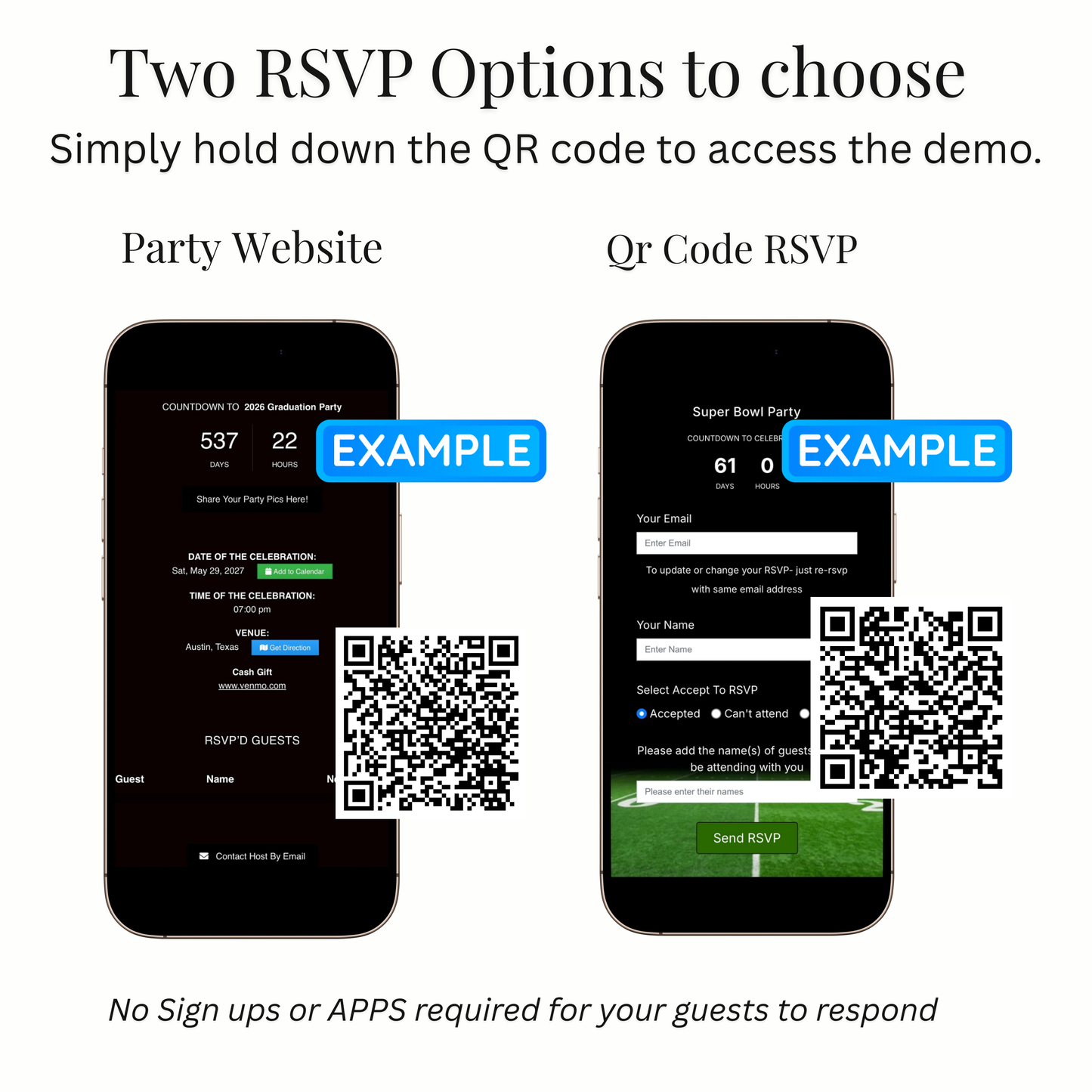 Super Bowl Video Invitation | Digital Football Game Day Invite | Editable Canva Template